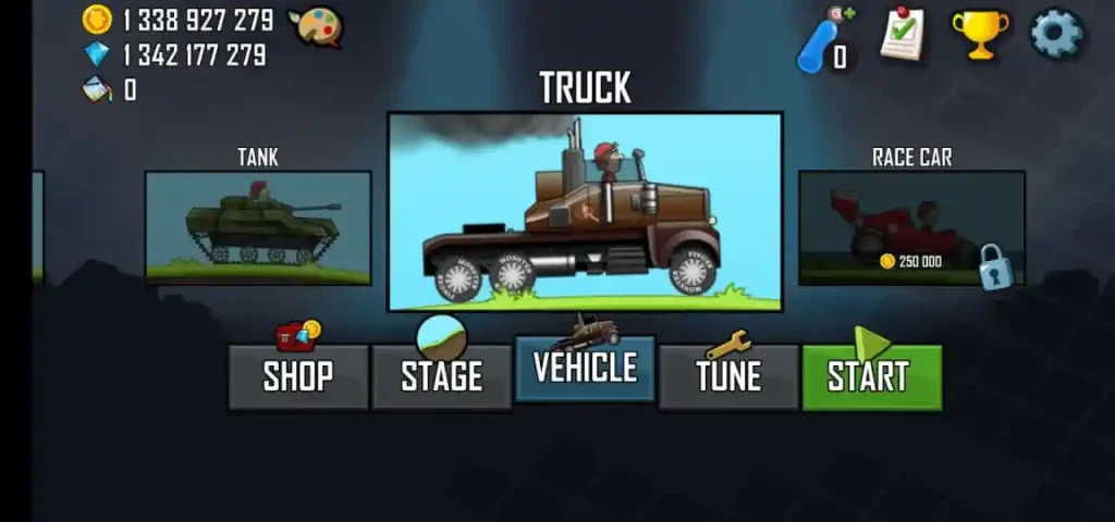 Monster Truck Hill Climb Racing